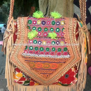 Vintage <b>Boho</b> Bohemian Shoulder Banjara Leather <b>Bag</b> - Product Image 1