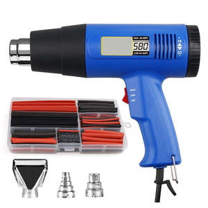 Pistola ad Aria Calda Industriale T16A 1800W con Display Digitale e Termostato per Riparazioni Elettroniche - Product Image 1