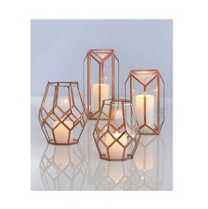 โถแก้วใสแบบแขวนทำจากแก้วคุณภาพสูงและโคมไฟโลหะสำหรับตกแต่งบ้านสำนักงานตกแต่งงานแต่งงาน - Product Image 4