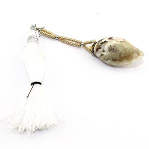 หินอัญมณีธรรมชาติที่ตั้งหินแร่ดรูซี่เปลือกหอยคริสตัลธรรมชาติสำหรับทำเครื่องประดับอัญมณีแบบ DIY ขายส่งเครื่องประดับ - Product Image 5