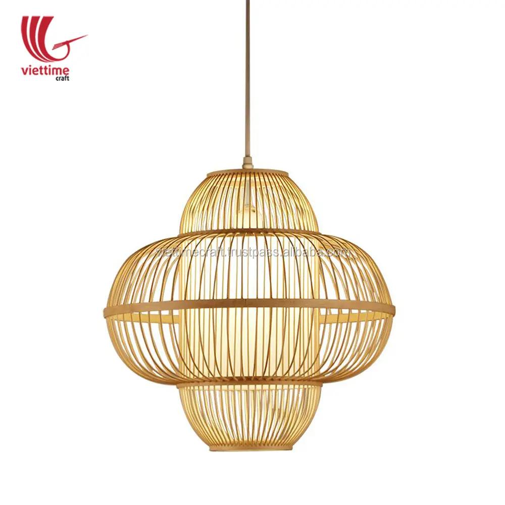UNIQUE 2022 HANDCRAFT WICKER BAMBOO LAMPSHADE FOR CEILING LIGHT WHOLESALE MADE IN VIETNAM