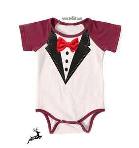 Ropa de Bebé, Mameluco de Algodón Orgánico, Barato al por Mayor, Logotipo OEM Impreso, Mameluco de Algodón Orgánico de Bambú, Mono, India - Product Image 2