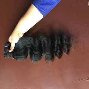 Extensions de cheveux ondulés avec un seul donneur, cuticule alignée, cheveux humains vierges bruts, dentelle HD non traitée, paquet bon marché - Product Image 4