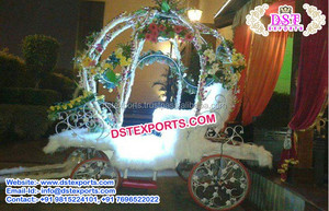 Princesa boda Cenicienta carruaje Bollywood boda Dulhan carruaje Doli boda india entrada nupcial Palki a la venta EE. UU. - Product Image 3