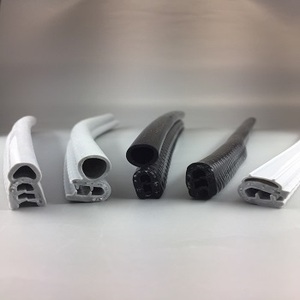 Silicone <b>Rubber</b> Extrusion Trim Insert HR-07 SUS Metal U-shaped 8 Colors - Product Image 3