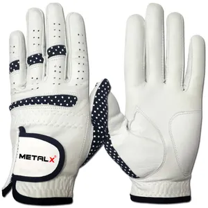 2022 Comfortable Rain Grip Golf Gloves Left Right Hand All Weather Fit Size Low Price Cabretta Leather Gloves