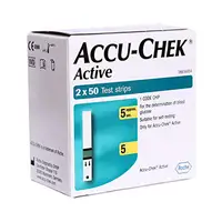 Accu Chekアクティブ糖尿病テストストリップ-100個入りボックス