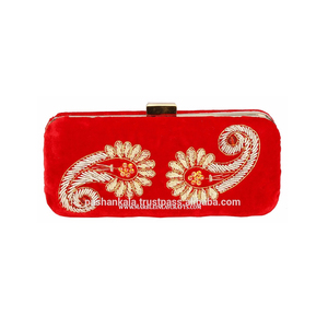 Indian Design Embroidery Clutch <b>Purse</b> - Product Image 1