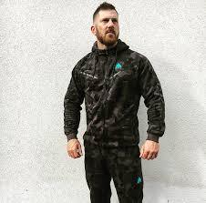 Wears World Men's Half-<b>Zip</b> <b>Hooded</b> Polyester/Cotton Winter Loose Running Tracksuit Side Pockets Sports Casual Sweat Suit Y-Panel - Product Image 3