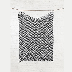 Wholesale throws from India at best price black block printed throws custom cotton blanket - Product Image 5