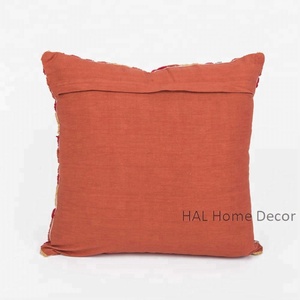 Indian Wholesale Custom Embroidered Pillow Covers, Sofa Back Support Cushion Covers Decorative Throw Pillow Cases - Product Image 5