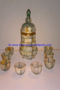 Juego de Té de Ónix de Lujo, Juego de Tazas de Té Kava, Decoración para el Hogar y la Cocina, Regalos - Product Image 6
