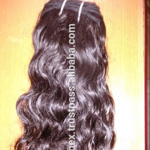 1 B Cabello indio Onda del cuerpo Natural Sin procesar 100% Cabello humano Cutícula alineada Cabello Remy Onda suelta Waft - Product Image 1