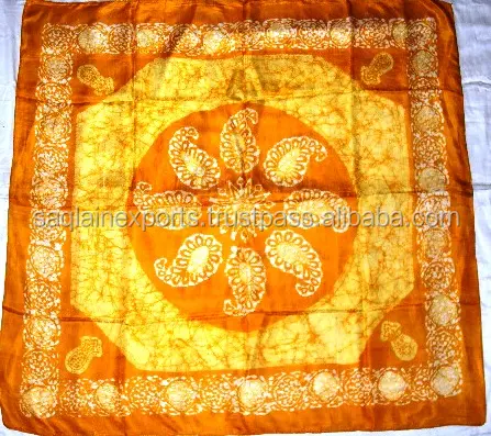 सुंदर रेशम स्कार्फ 100% रेशम वर्ग दुपट्टा महिला फैशन Batik प्रिंट रेशम गर्दन पहनने गर्मियों में समुद्र तट चुराई वर्ग कस्टम स्कार्फ