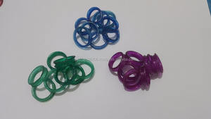 Anillos de Silicona Removibles Transparentes para Tijeras de Peluquería, Accesorios de Moda para Salón de Belleza - Product Image 3