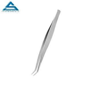 Pince à épiler droite pour cils polonais personnalisée OEM de haute qualité avec logo privé vente en gros de cils professionnels J2 personnalisés - Product Image 5