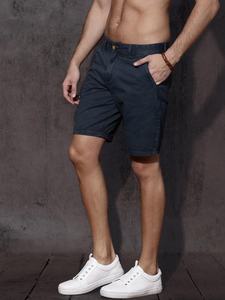 Short chino coupe ajustée pour homme 100% coton Short vierge décontracté anti-rides à motif uni - Product Image 3