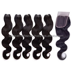 Fermeture Par Dessus De Base En Soie - Cheveux Soyeux Droits De Vague De Corps Et De Corps Dans CHENNAI - Product Image 2