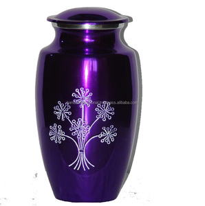 Diseño de la hoja de aluminio Material clásico cenizas humanas Funeral urnas para la cremación uso con mármol acabado - Product Image 5