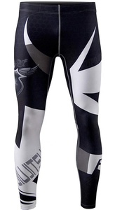 Legging de compression pour homme, imprimé par sublimation 3D, taille mi-haute, longueur intégrale, ajusté à la peau, meilleur pantalon respirant - Product Image 3