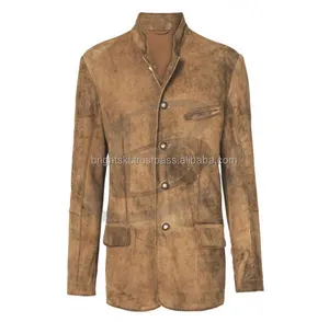 Chaqueta Tradicional Alemana Austriaca de Gamuza para Hombre, Estilo Oktoberfest (Chaqueta Tradicional Alemana) - Product Image 1