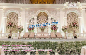 Escenario de boda exclusivo del gran Maharaja, escenario de boda canadiense, escenario de boda, corona de Maharaja - Product Image 2