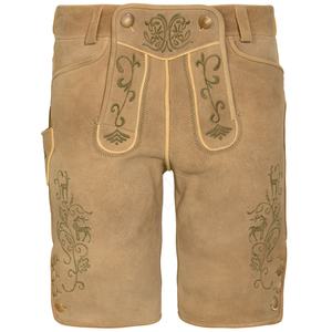 Authentic German Oktoberfest Trachten Bavarian Traditional Lederhosen New Design <b>Men's</b> Brown Goat Leather <b>Shorts</b> <b>Plus</b> <b>Size</b> - Product Image 6