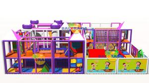 Balorama สนามเด็กเล่นในร่มขนาด80ตารางเมตร0022 CD-PVC ก่อสร้างด้วยโลหะและ PVC - Product Image 5