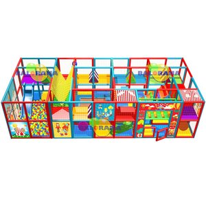 Especial para niños, parque infantil interior, fabricante de empresa, 9x4x2,5 metros, entretenimiento, piscinas de bolas de esquina, escuelas, centros comerciales - Product Image 3