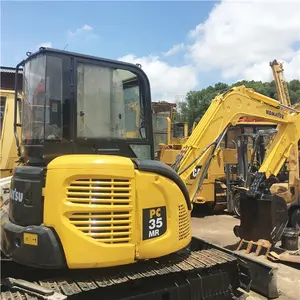 Mini ekskavatör Komatsu PC35MR düşük fiyat/kullanılmış ekskavatör Komatsu PC55MR PC30MR PC35MR-2