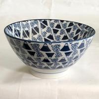 Various shapes japan ceramic ricesoup bowl with traditional pattern