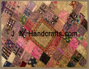 Antique Vintage Patchwork Tapestry - Product Image 1