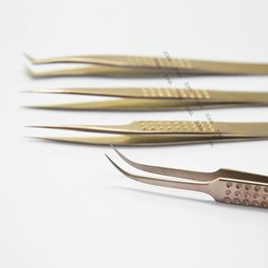 Pince à épiler pro personnalisée en gros bon marché pince à épiler lisse extension de faux cils pince à épiler - Product Image 6