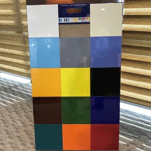 Azulejos cuadrados modernos de baño de 75x150mm, acabado metálico, porcelana antibacteriana antideslizante, ladrillo refractario mate brillante con aspecto de madera - Product Image 4