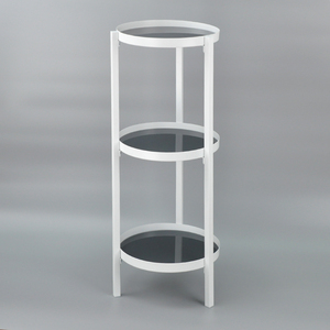 3-Tier Fan Shaped Concrete Marble Design Storage Rack - Product Image 3