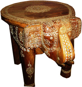 เก้าอี้ไม้แกะสลักรูปช้างทำจากไม้แบบอินเดียโต๊ะน้ำชาสำหรับห้องนั่งเล่นเฟอร์นิเจอร์หรูหรา - Product Image 2