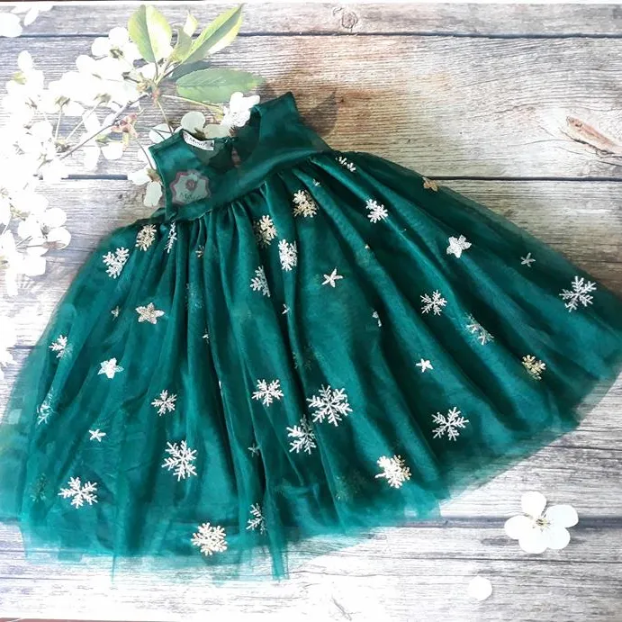 Belle robe de noël à paillettes pour petites filles, vêtements simples scintillants, nouveau design, robe de soirée, collection hiver 2018