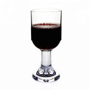 Verres à vin rouge classiques en acrylique 10oz sans BPA pour restaurants et camping - Product Image 1