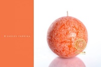 Velas Aromáticas Redondas Hechas a Mano con Cera de Palma, Mecha 100% Algodón, para Navidad, Bodas, Cumpleaños, Decoración del Hogar - Colección Saules Fabrika