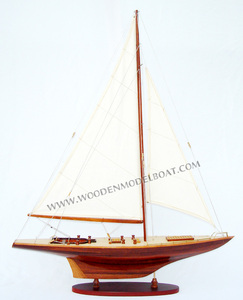 Modèle de bateau en bois naturel, bricolage, équilibre rc, fabrication artisanale - Product Image 1