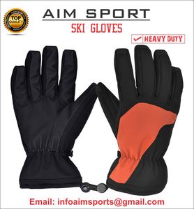 2022 Softshell สกีถุงมือผู้ชายกันน้ำสโนว์บอร์ดหิมะออกแบบโลโก้ที่กำหนดเองสกีถุงมือกีฬา - Product Image 4