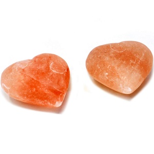 Piedra de masaje de sal Cristal de sal del Himalaya Piedra de corazón natural Masaje de piedra de relajación profunda-Sian Enterprises - Product Image 5