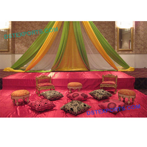 Décoration de scène de travail mehanna, magnifique scène de mariage, élégante, pour les célébrations de nuit, 1 pièce - Product Image 1