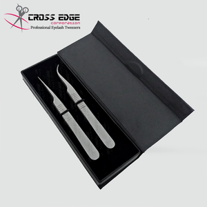 Pince à épiler d'extension de cils en acier inoxydable de marque privée - Product Image 4