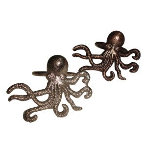 Anneau de serviette en aluminium en forme de poulpe, nouveautés, à la mode, support de mouchoirs, en forme personnalisée - Product Image 1