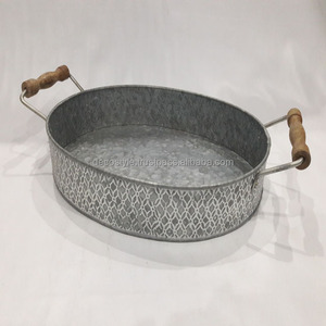 Bandeja galvanizada ovalada de tamaño personalizado directo del fabricante - Product Image 1