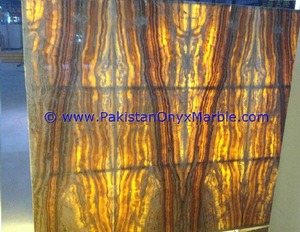 Collection de dalles en travertin onyx, pierre naturelle, marbre, coupe en veinage croisé, poli, grande dalle - Product Image 1