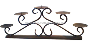 Chandelier en métal doré, lampe de décoration populaire - Product Image 4
