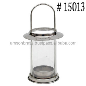 Lanterne moderne décorative mariage intérieur extérieur événements fêtes maison décorative suspendue or ananas verre bougie lanterne - Product Image 2