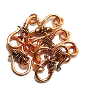 Ganchos para joyería, accesorios de joyería, chapado en plata oxidada - Product Image 3